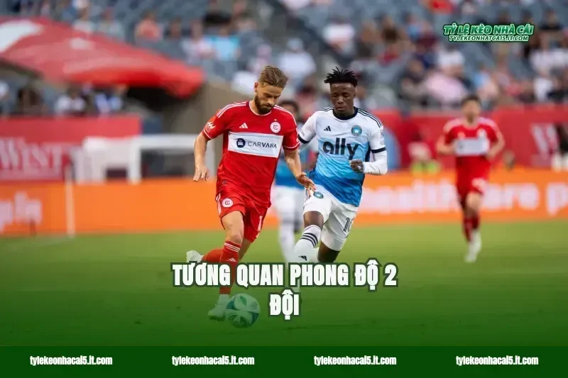 Tương quan phong độ 2 đội